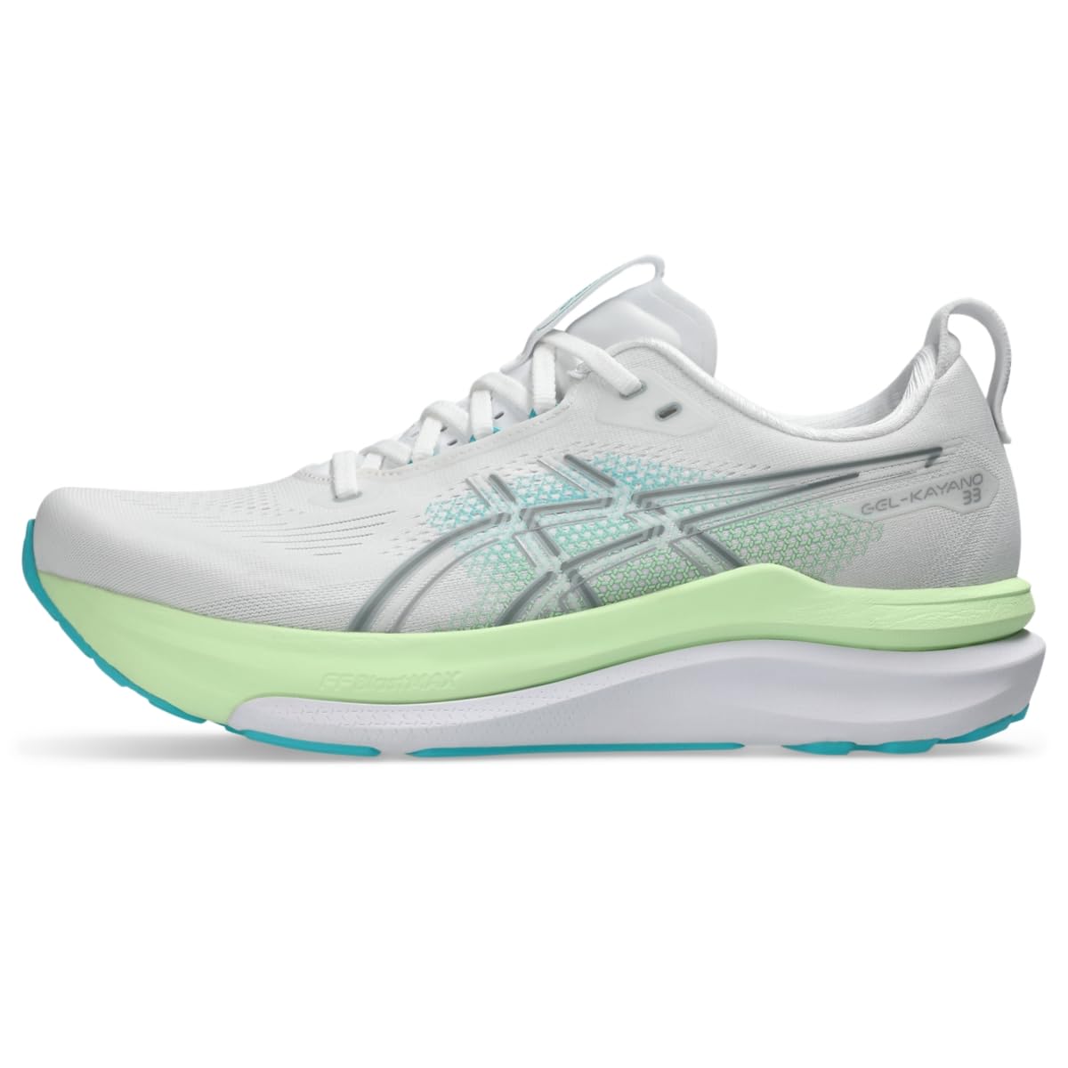 Amazon | ASICS メンズ Gel-Kayano 33 ランニングシューズ, ホワイト